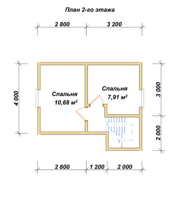 Планировка 2 этаж
