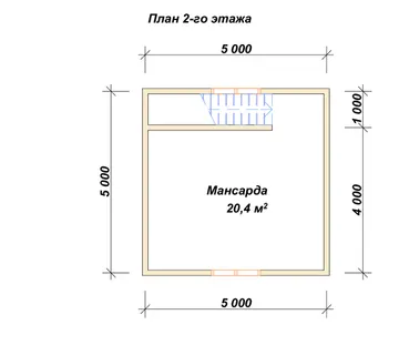 Планировка 2 этаж