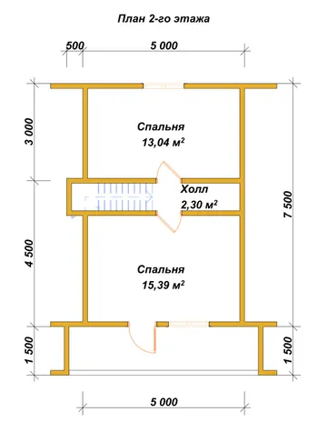 Планировка 2 этаж
