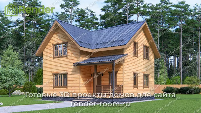 Проект 8х9 метров, площадью 105,92 м2