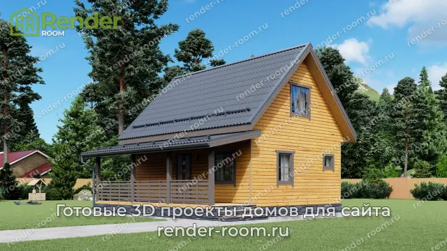 Проект 6х8 метров, площадью 68,48 м2
