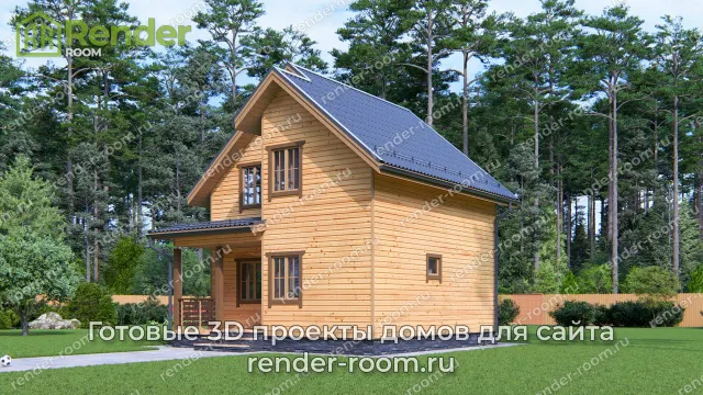 Проект 7х7 метров, площадью 73,12 м2