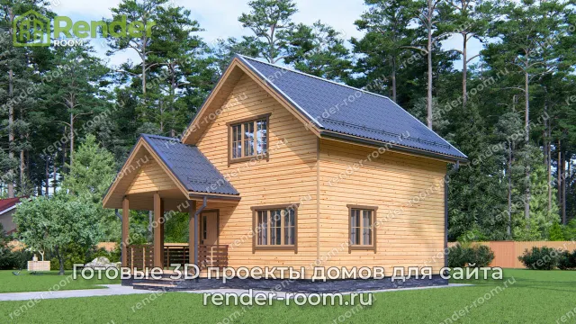 Проект 6х7 метров, площадью 70,1 м2