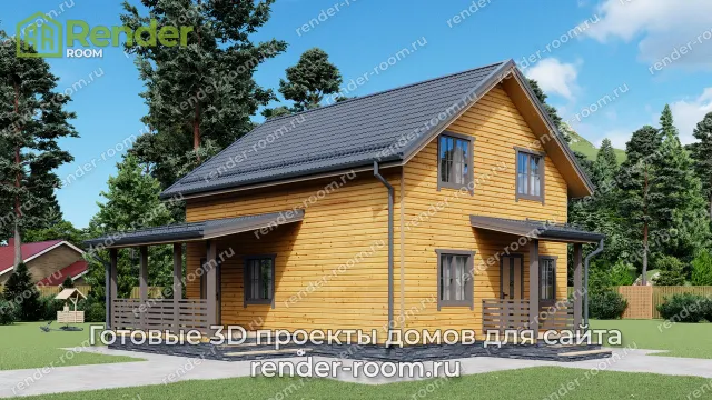 Проект 7х9 метров, площадью 109,03 м2