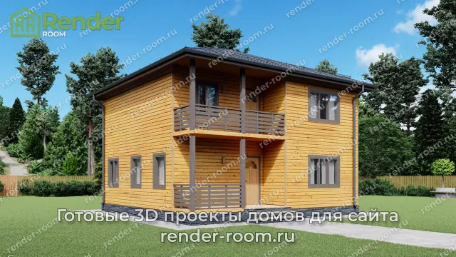 Проект 9х9 метров, площадью 126,9 м2