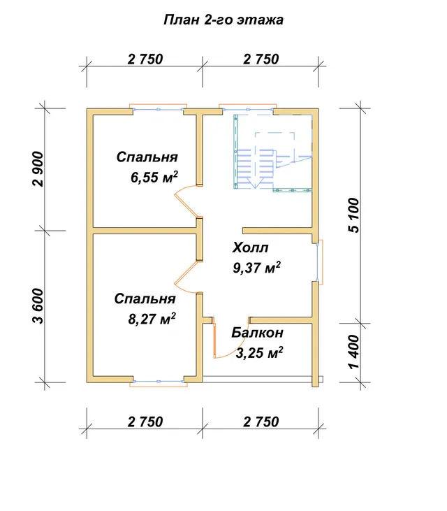 План 2-го этажа
