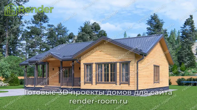 Проект 11х12 метров, площадью 95,19 м2