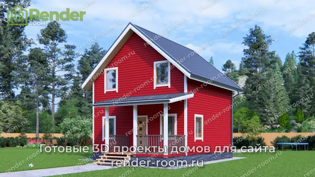 Проект 7х7 метров, площадью 86 м2