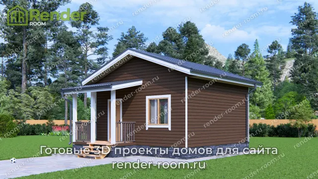 Проект 6х6 метров, площадью 31 м2