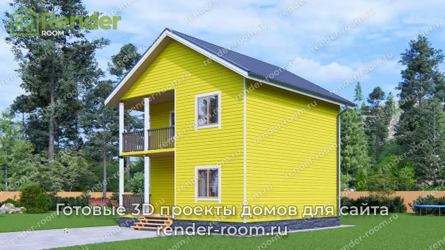 Проект 8х8 метров, площадью 94 м2